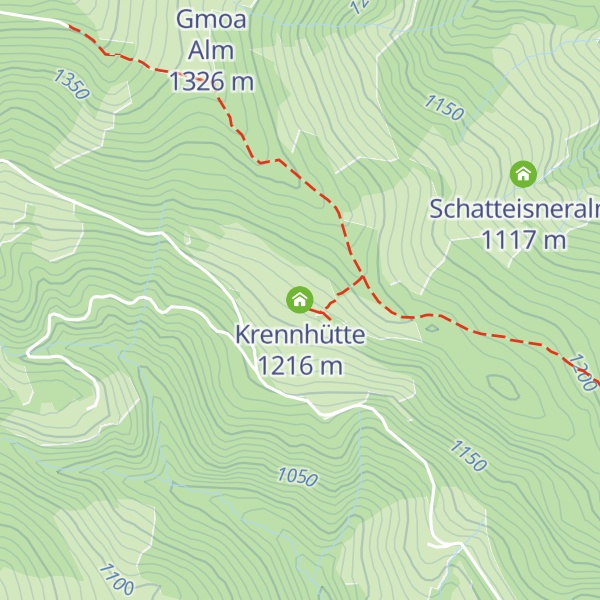 Map of Krennhütte