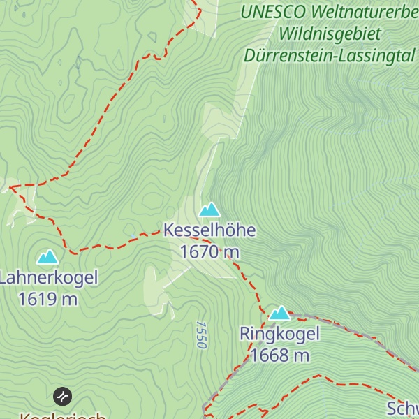 Map of Kesselhöhe