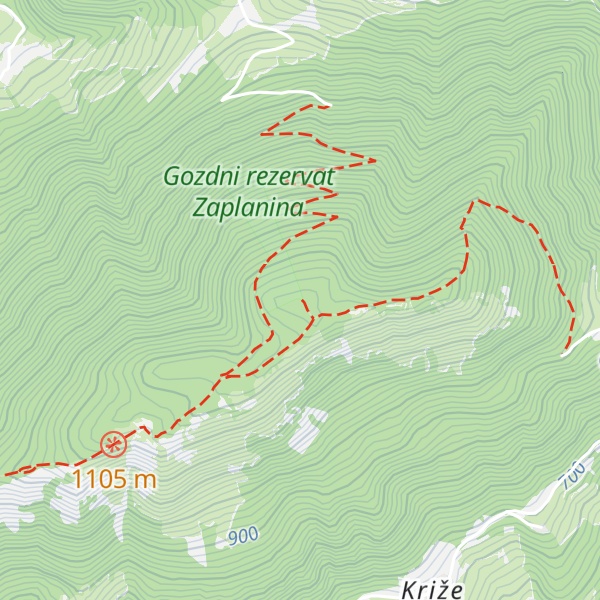 Map of Črni vrh