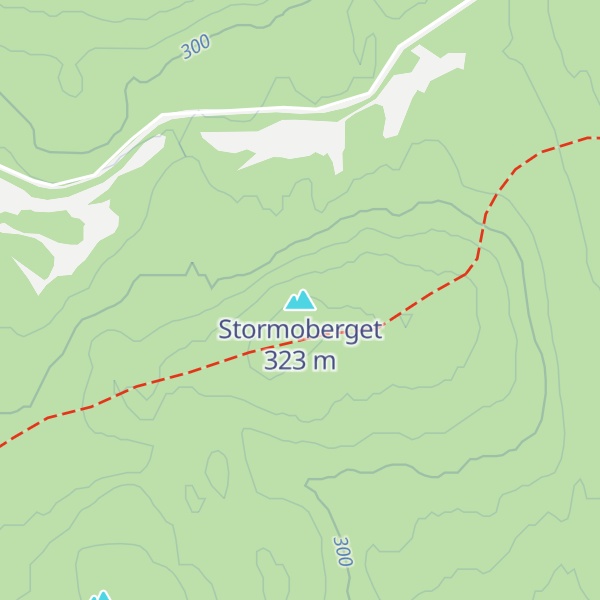 Map of Stormoberget