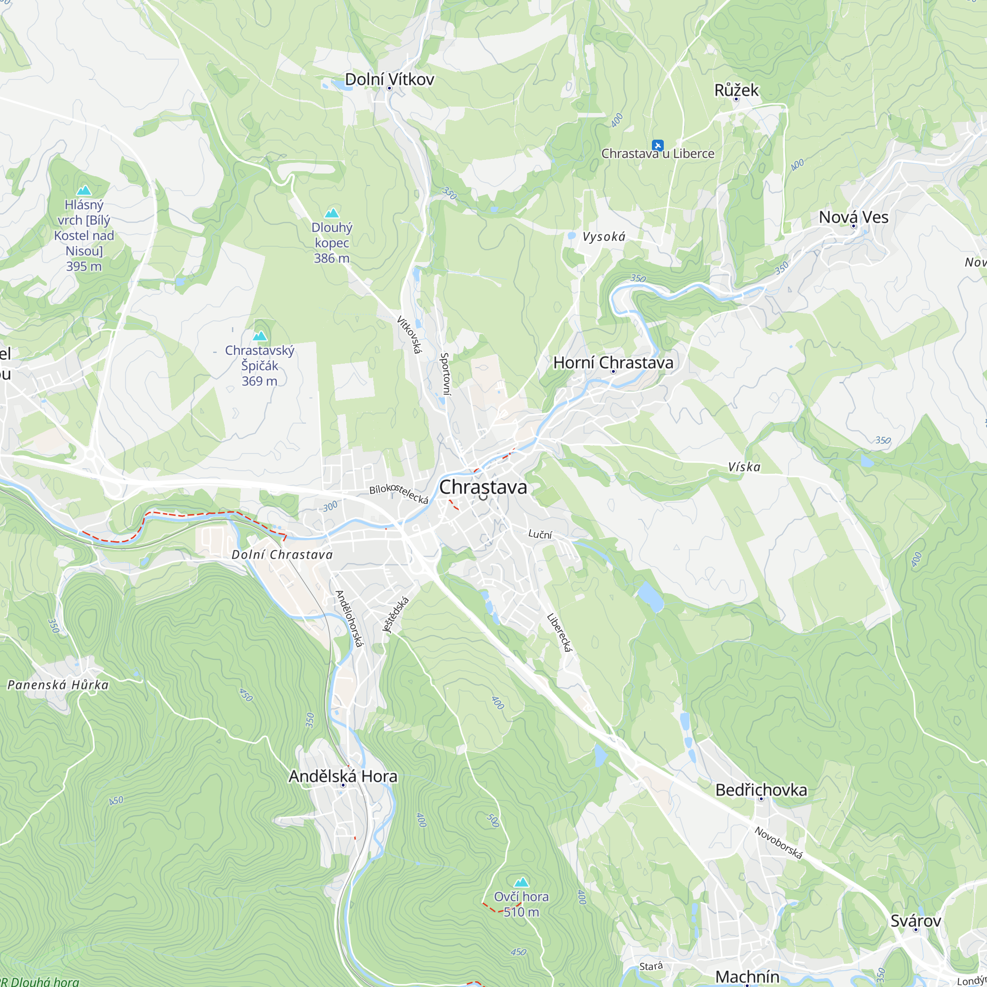Městské infocentrum Chrastava map