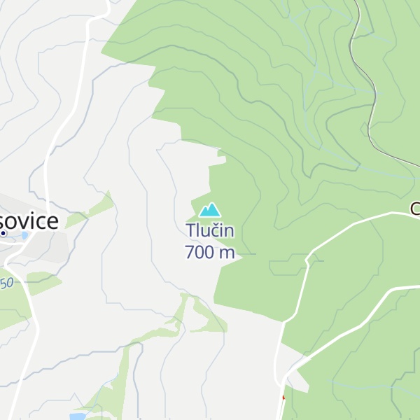Map of Tlučin