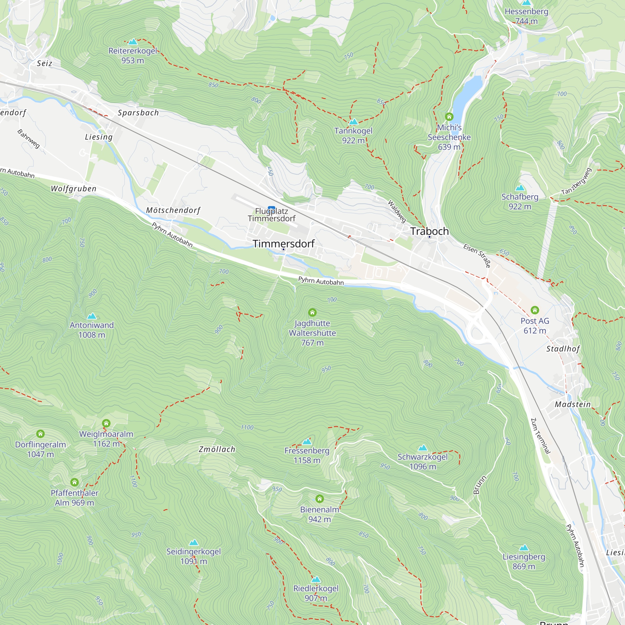Jagdhütte Waltershütte map
