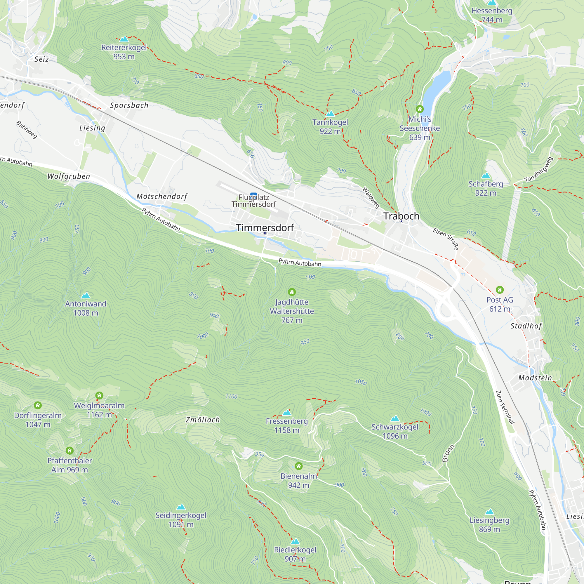 Jagdhütte Waltershütte map