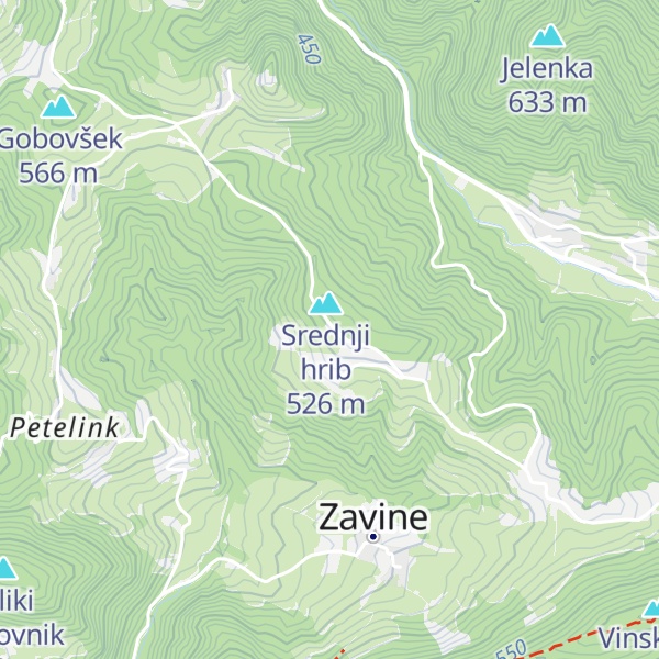Map of Lovski dom Klančiše (LD Zagorje)