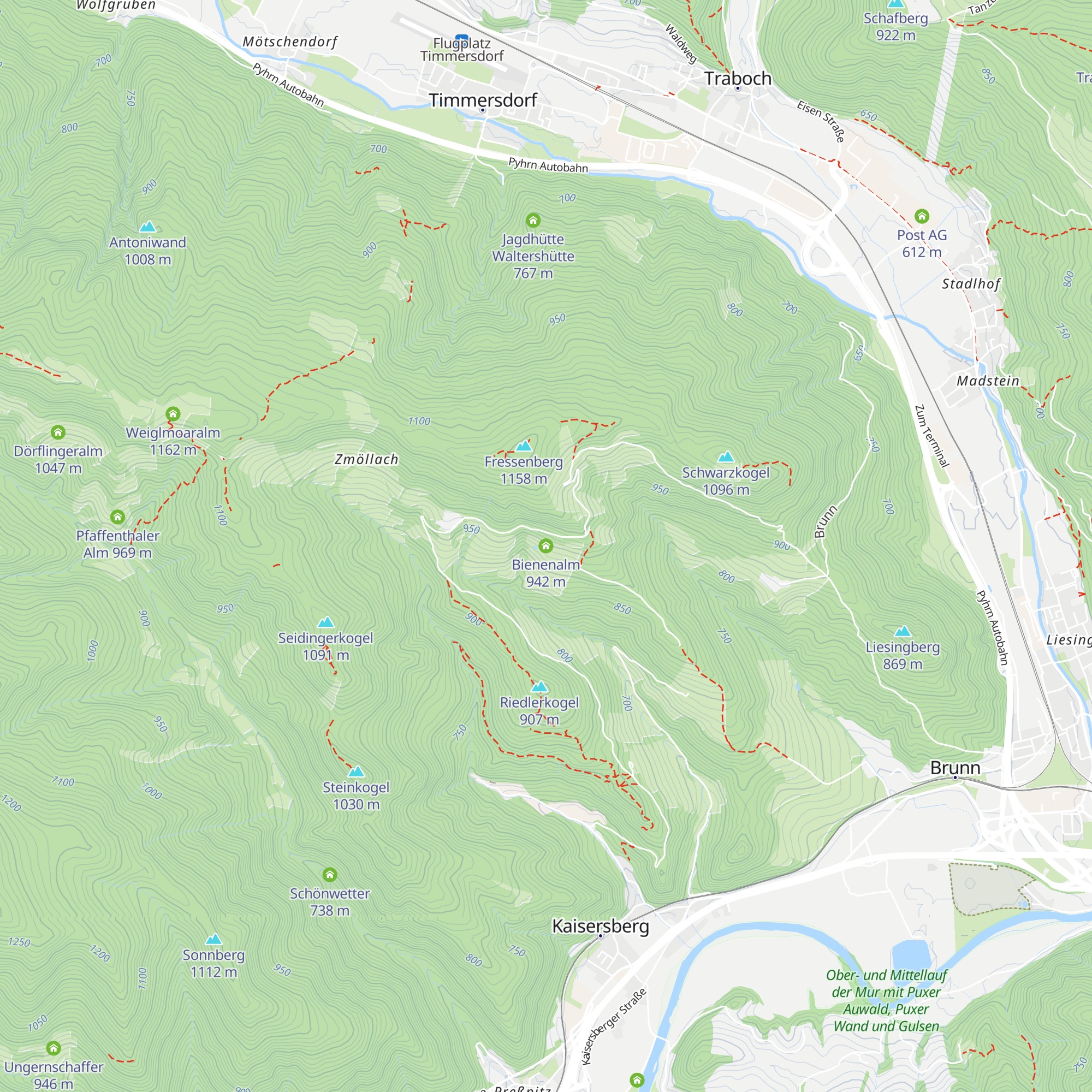 Bienenalm map