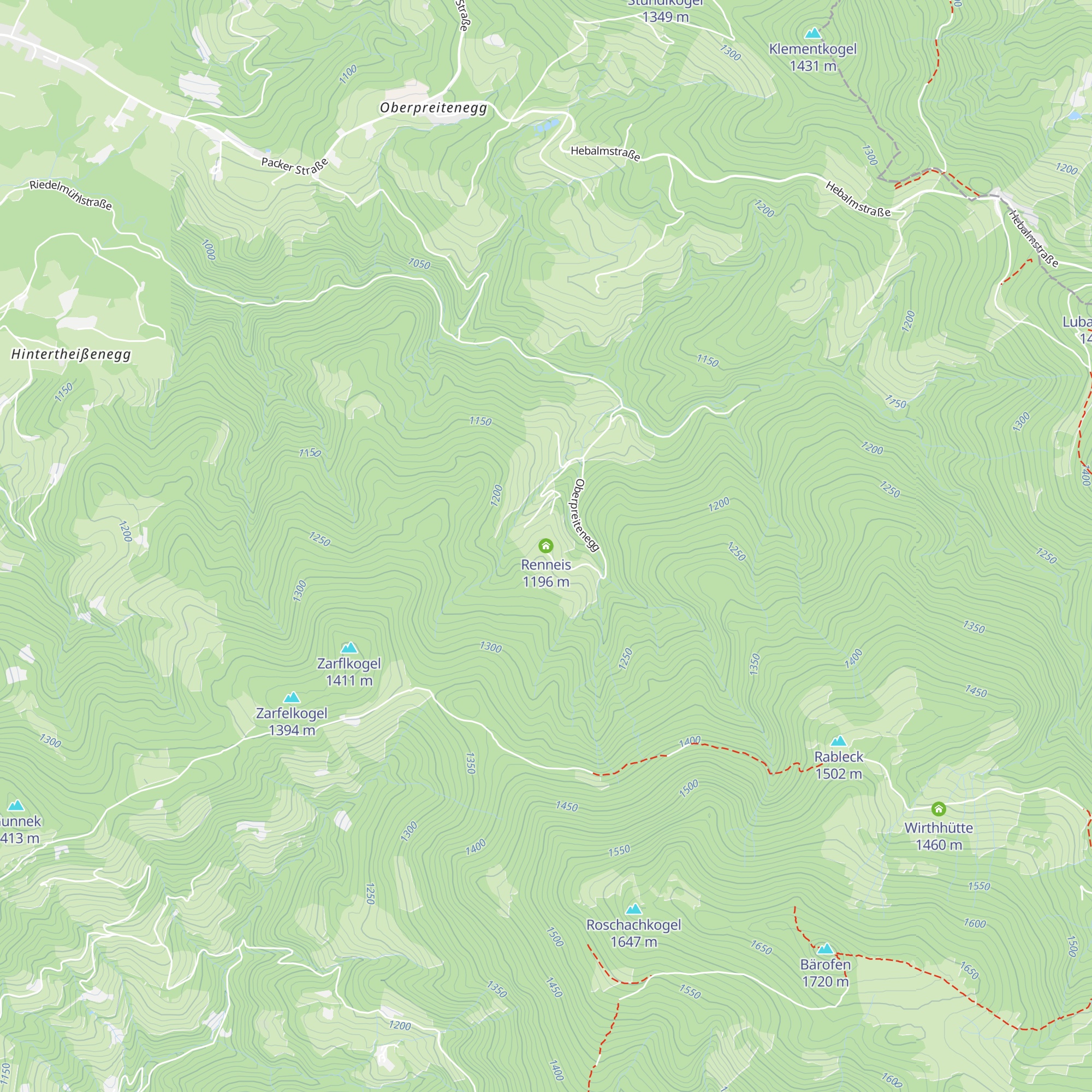 Renneis map