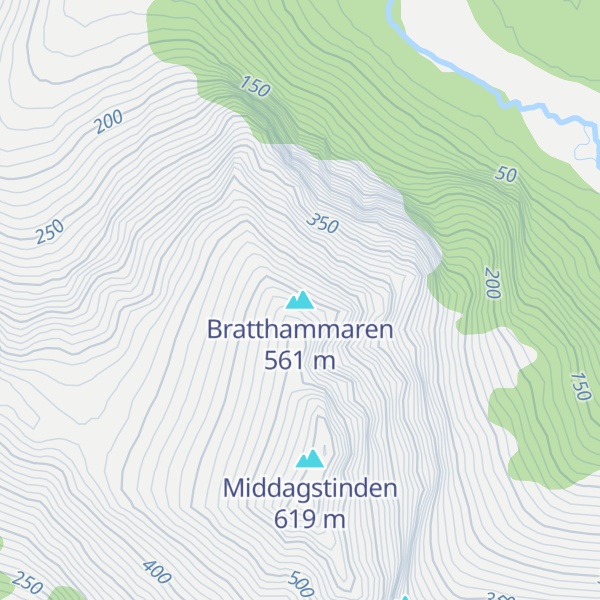 Map of Bratthammaren