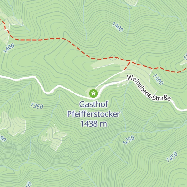 Map of Gasthof Pfeifferstocker
