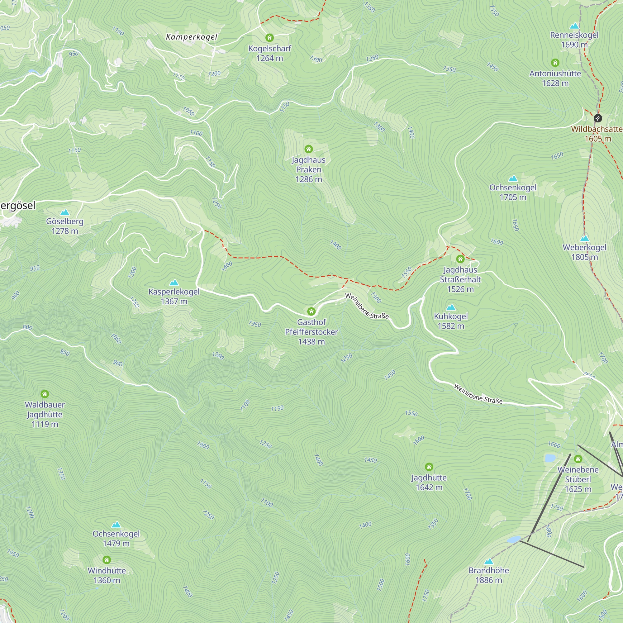 Gasthof Pfeifferstocker map