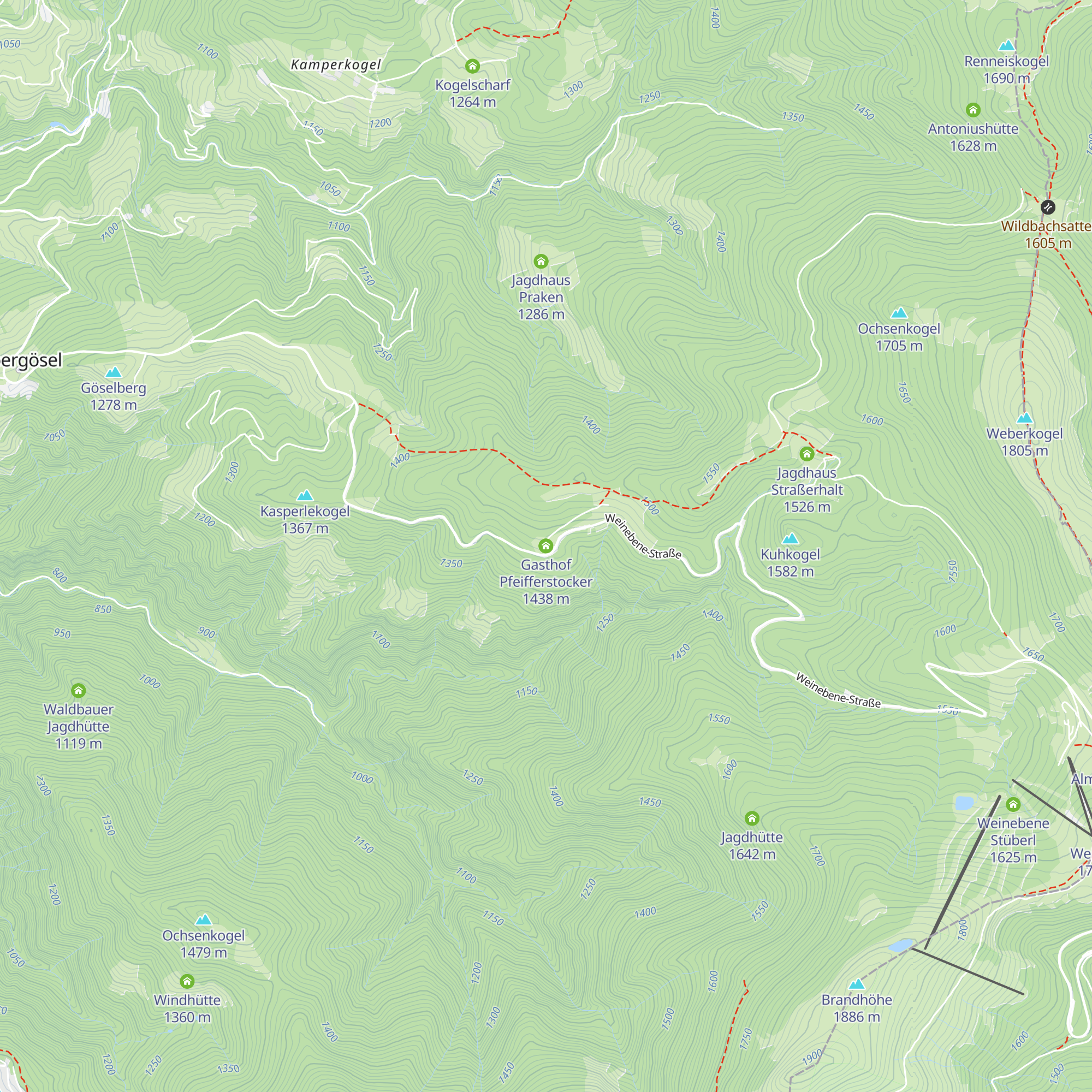 Gasthof Pfeifferstocker map