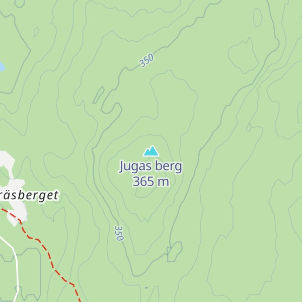 Map of Jugas berg