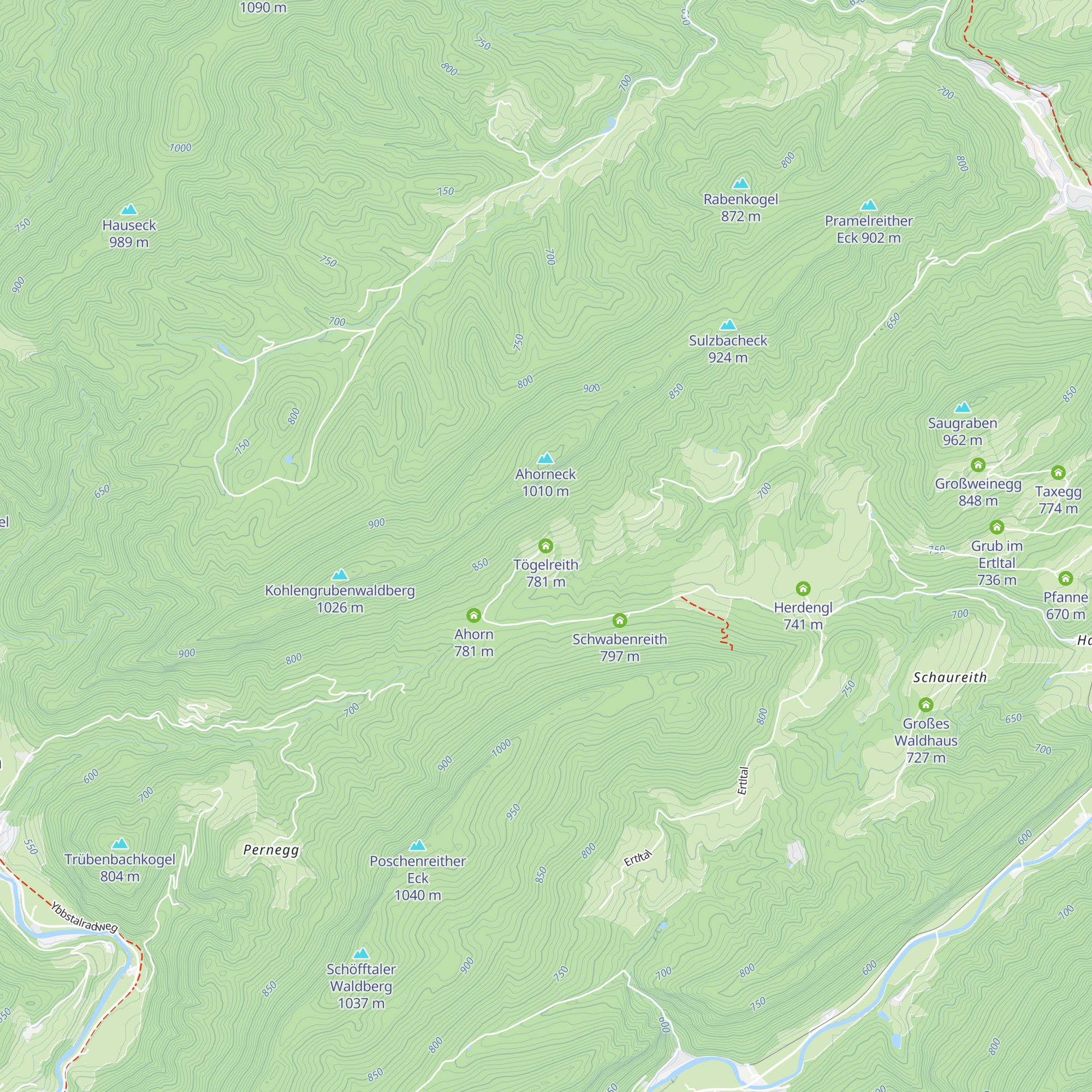 Tögelreith map
