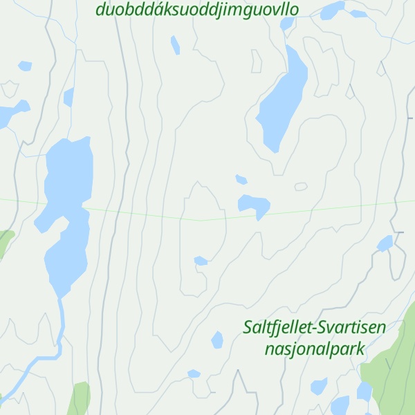 Map of Ramsgjeldalsryggen