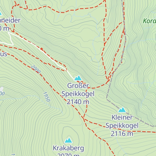 Map of Großer Speikkogel