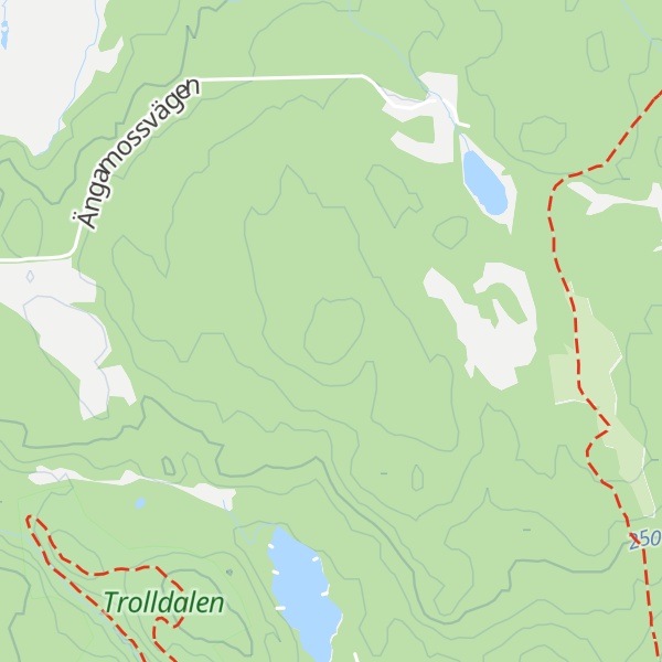 Map of Tomasbodahöjden