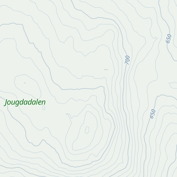 Map of Sjoutfjället