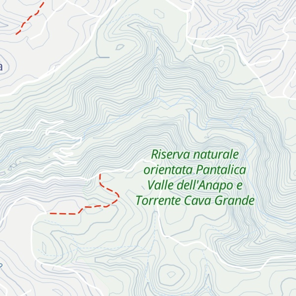 Map of Cugno Falcone