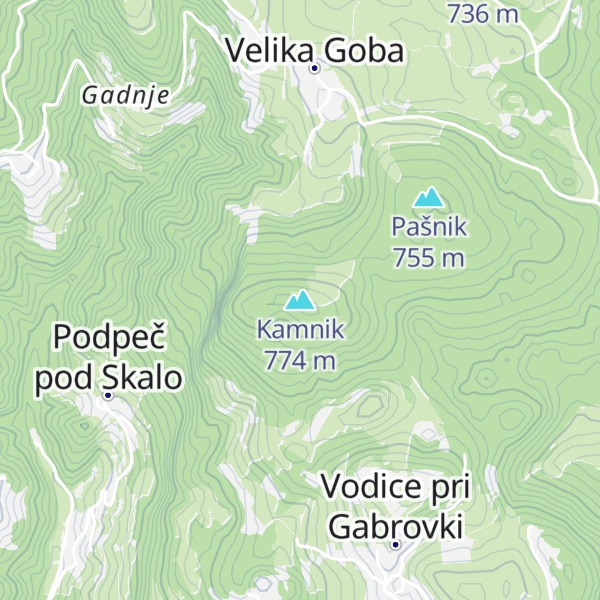Map of Kamnik