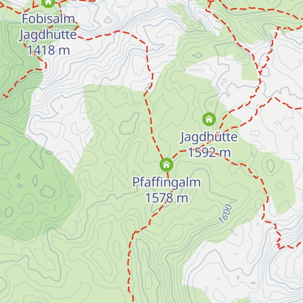 Map of Pfaffingalm Union