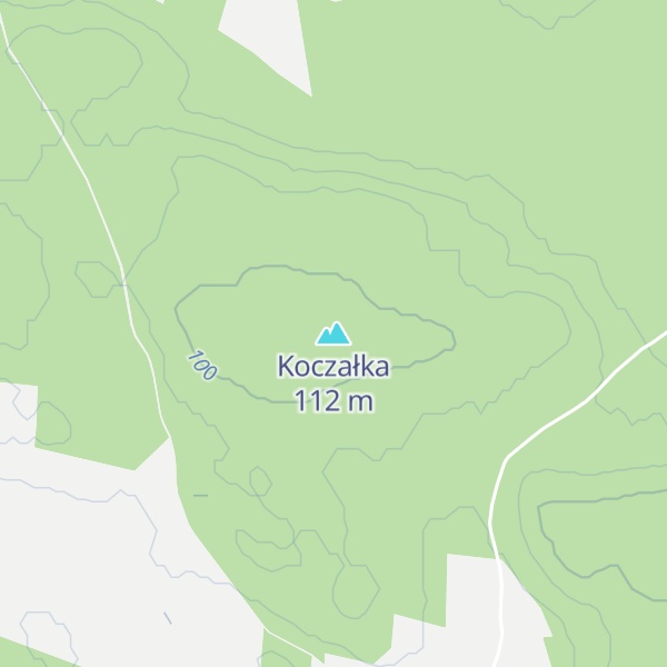 Map of Koczałka