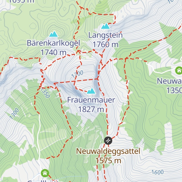 Map of Frauenmauer
