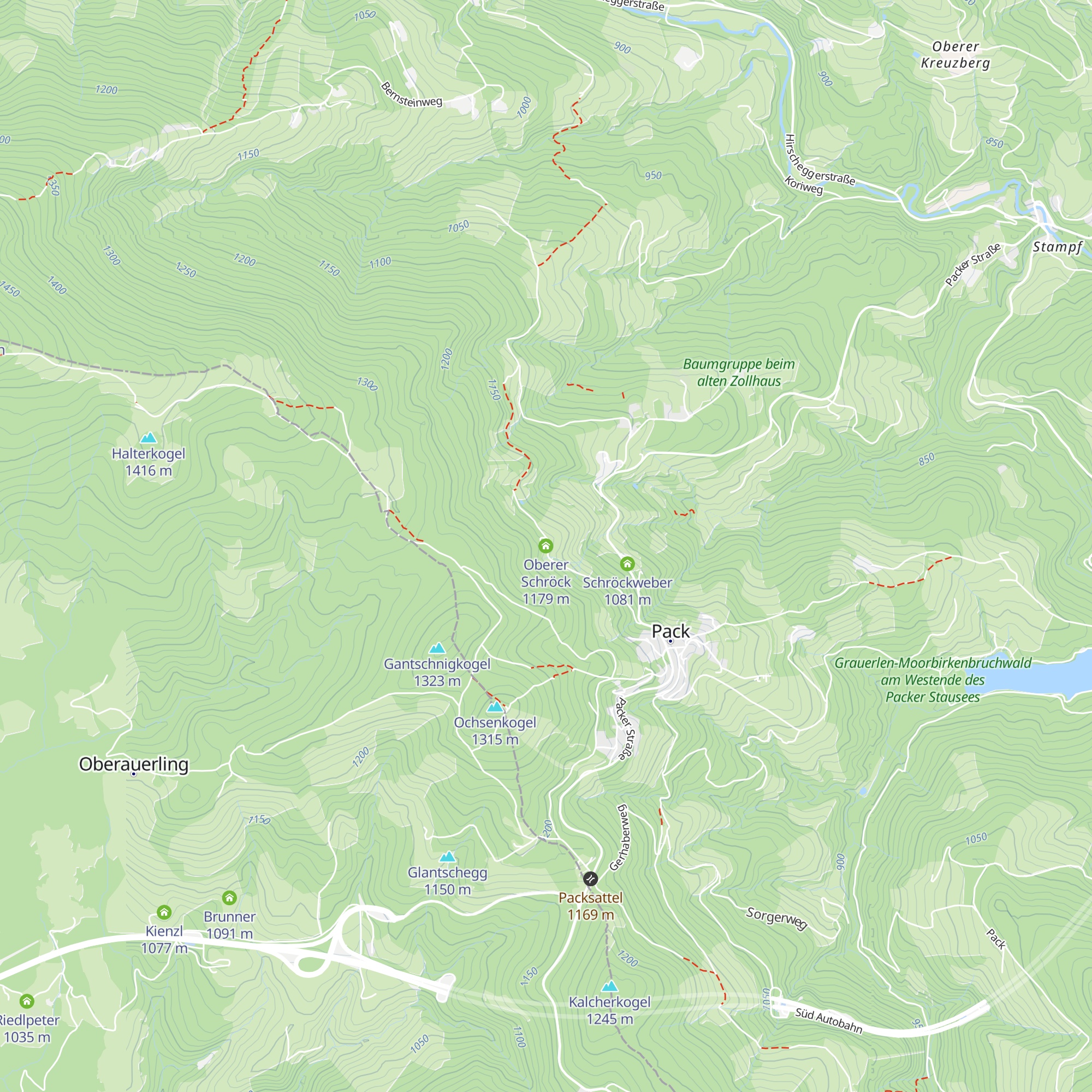 Oberer Schröck map