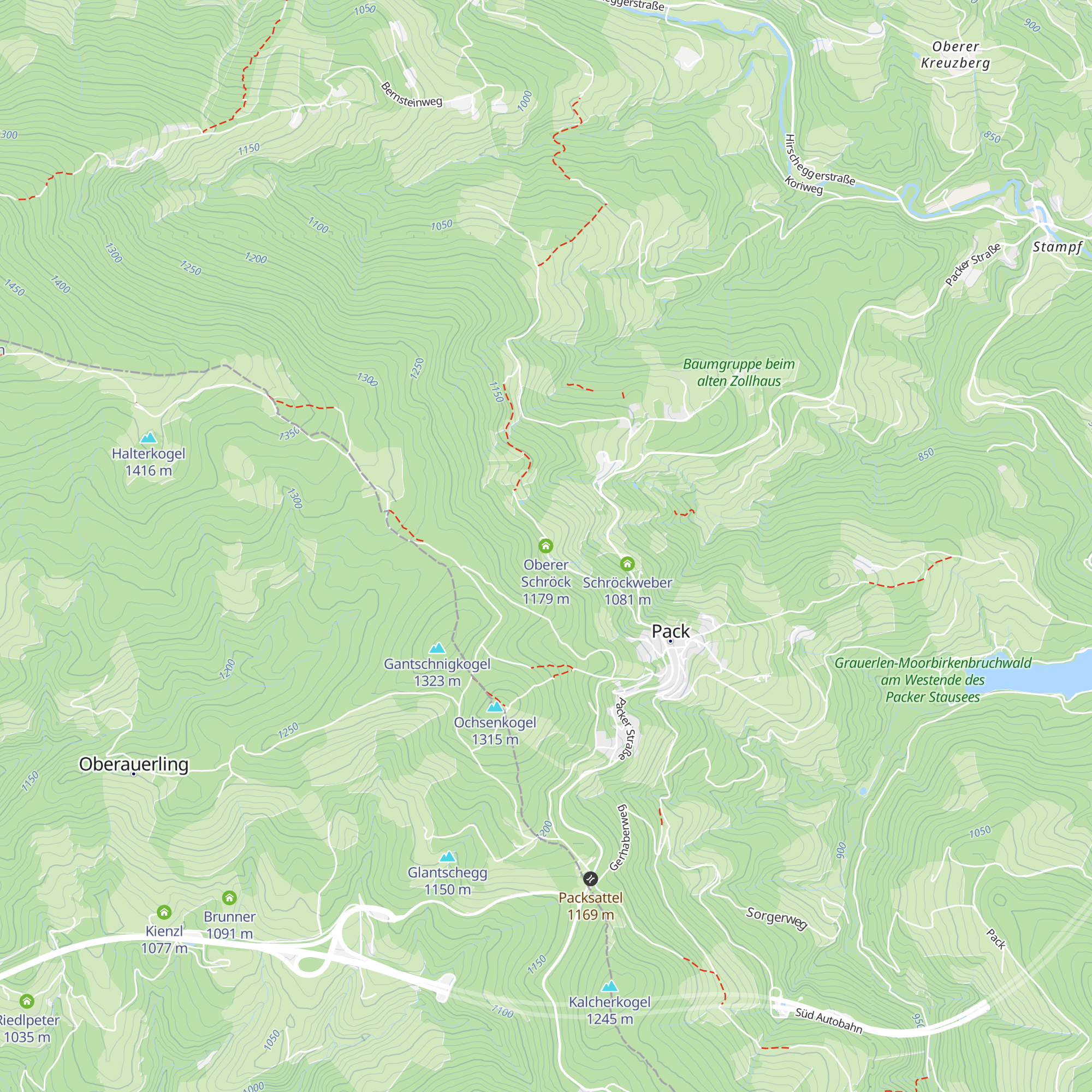 Oberer Schröck map