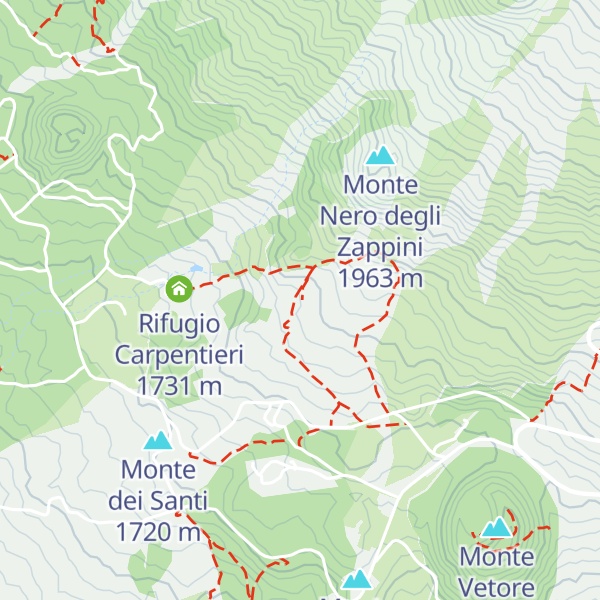 Map of Rifugio Santa Barbara