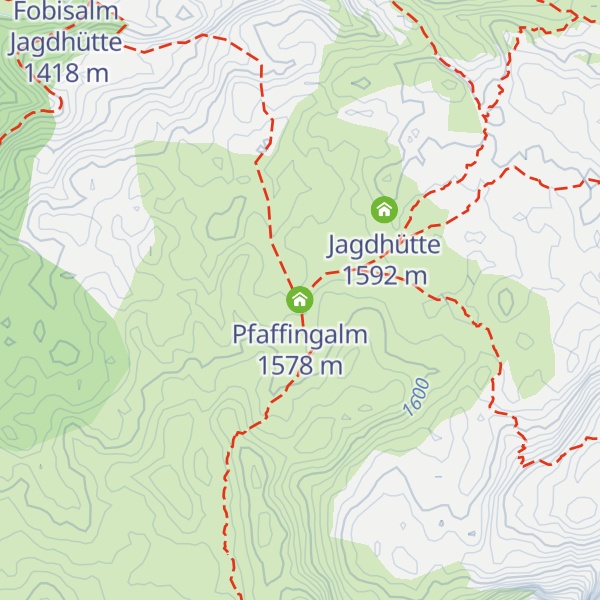 Map of Pfaffingalm