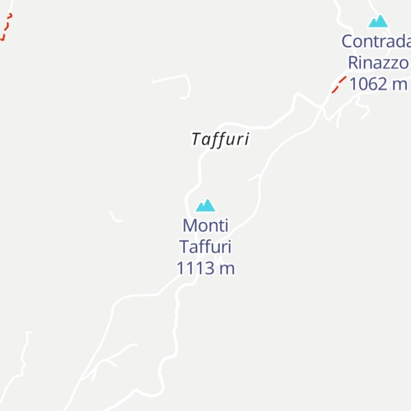 Map of Monti Taffuri