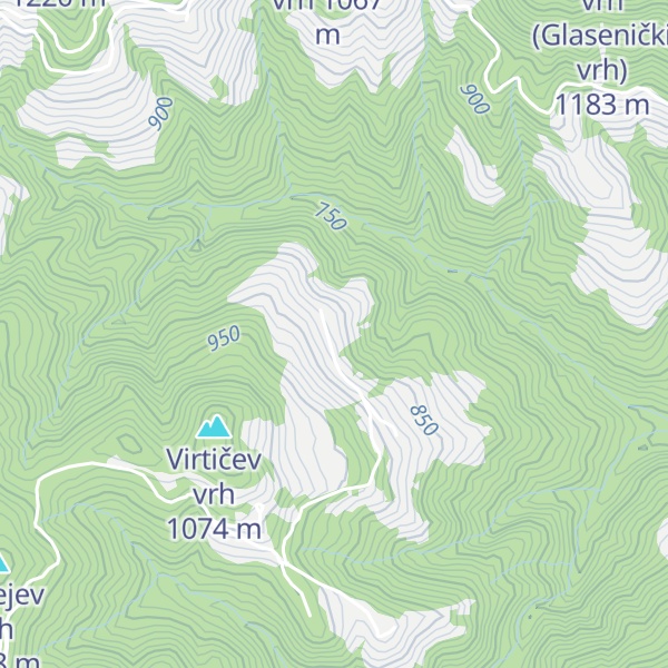 Map of Kranjčeva kašča