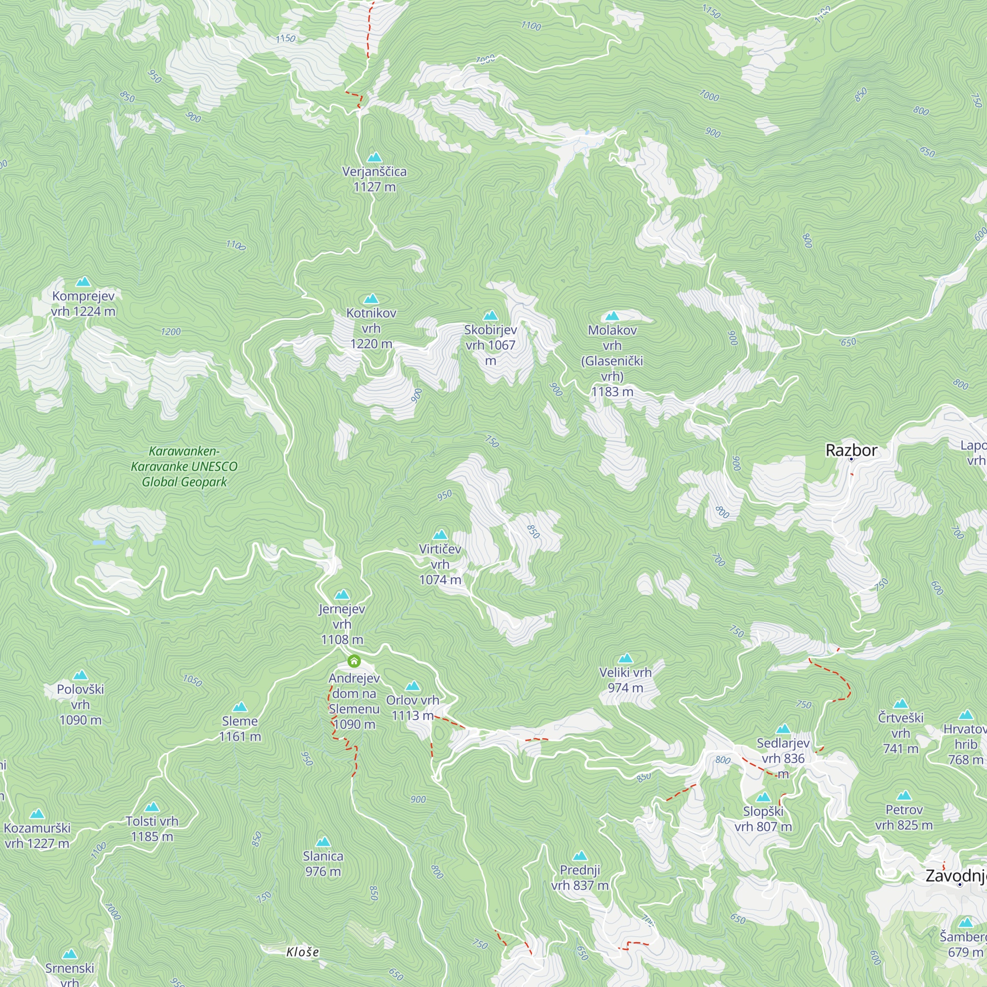 Kranjčeva kašča map