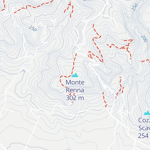 Map of Monte Renna