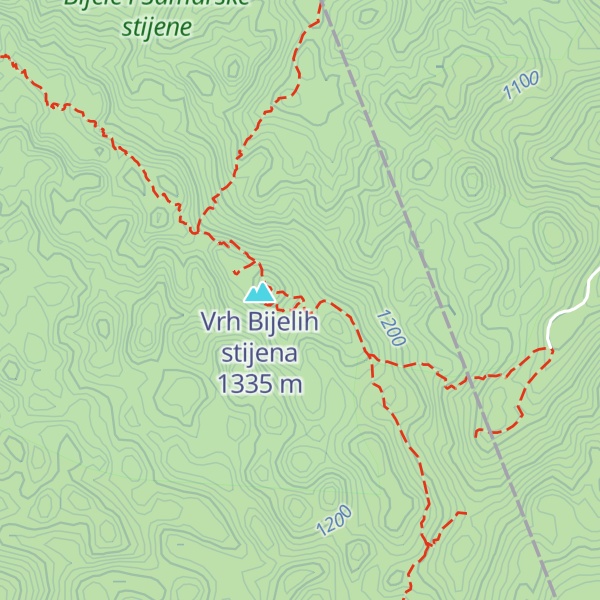 Map of Planinarska kuća "Dragutin Hirtz"