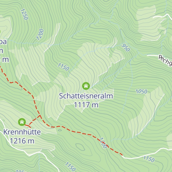 Map of Schatteisneralm