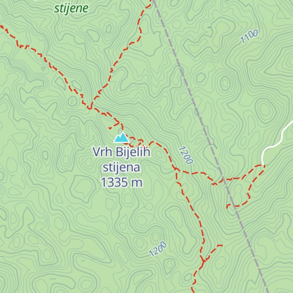 Map of Planinarsko sklonište "Miroslav Hirtz"