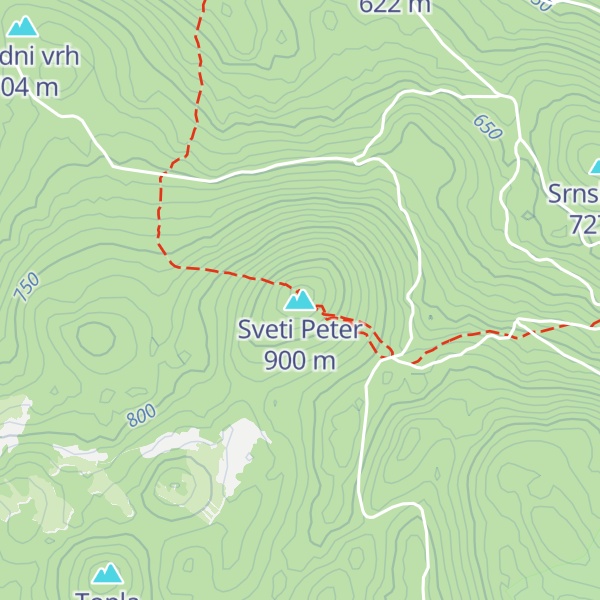Map of Sveti Peter