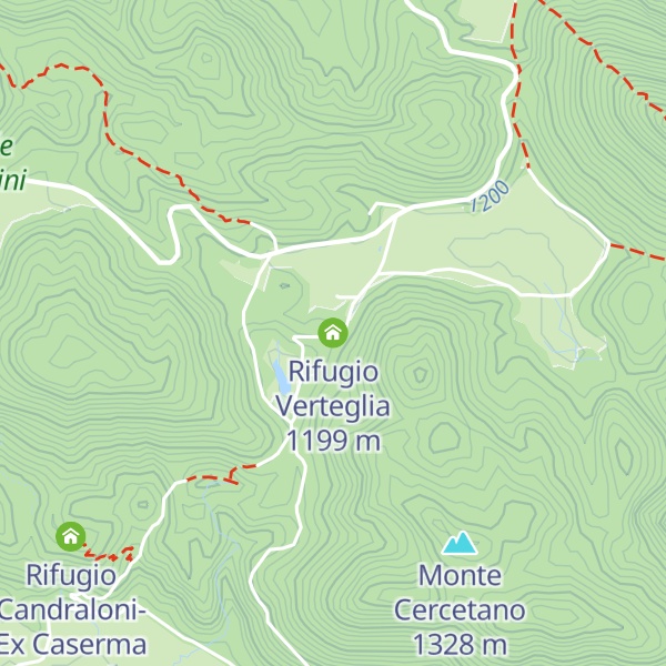 Map of Rifugio Verteglia