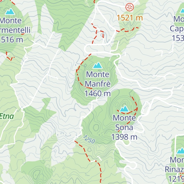 Map of Rifugio di Monte Manfrè
