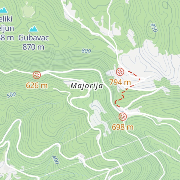Map of Majorija