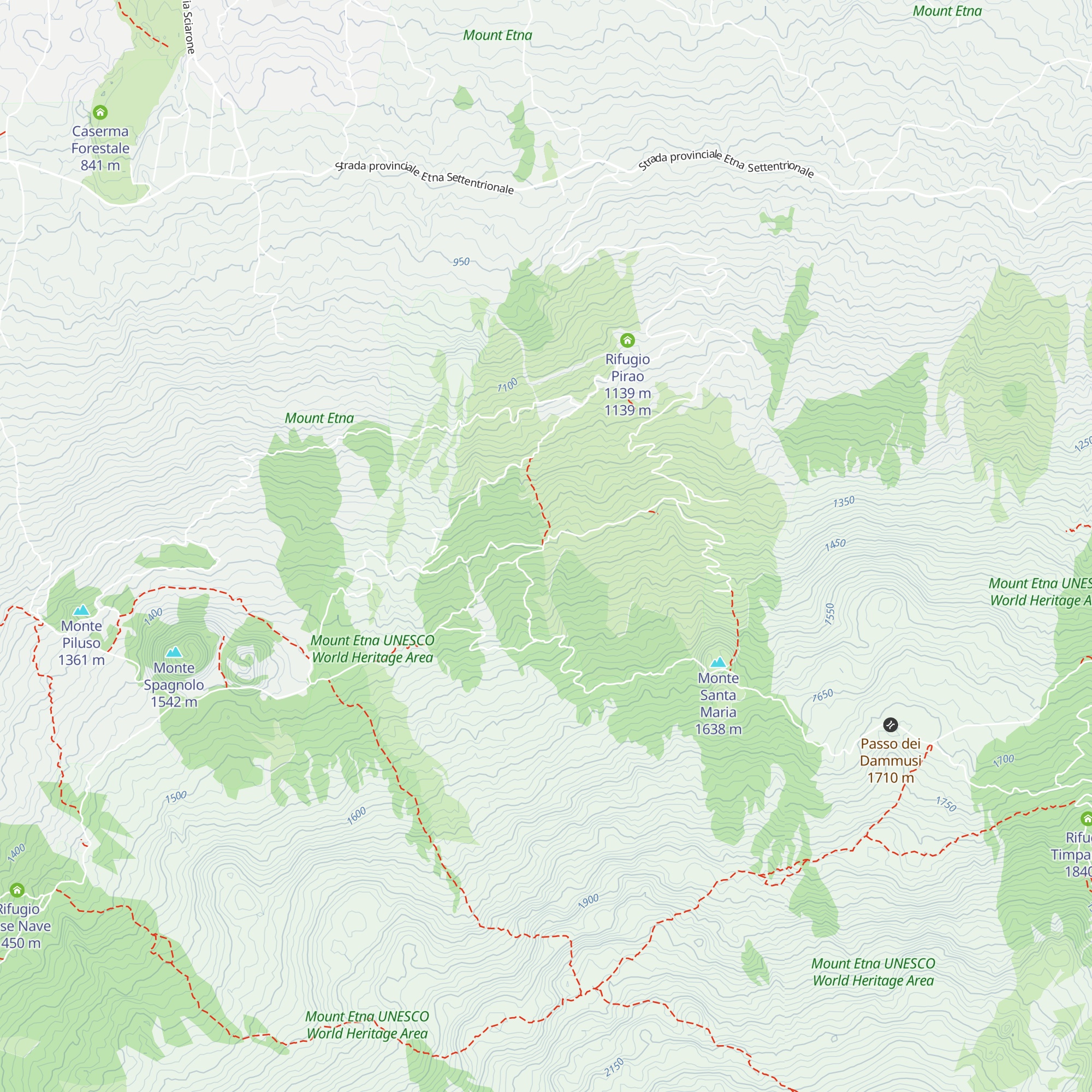 Bivacco forestale Giovanni Saletti map
