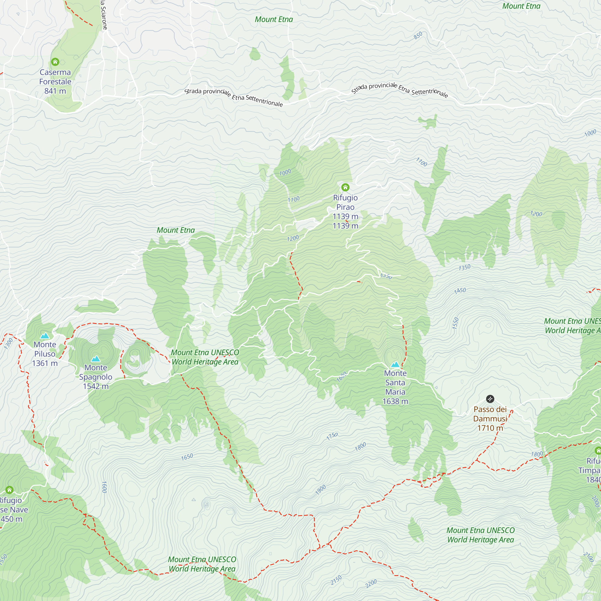 Bivacco forestale Giovanni Saletti map