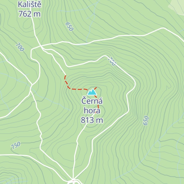Map of Černá hora