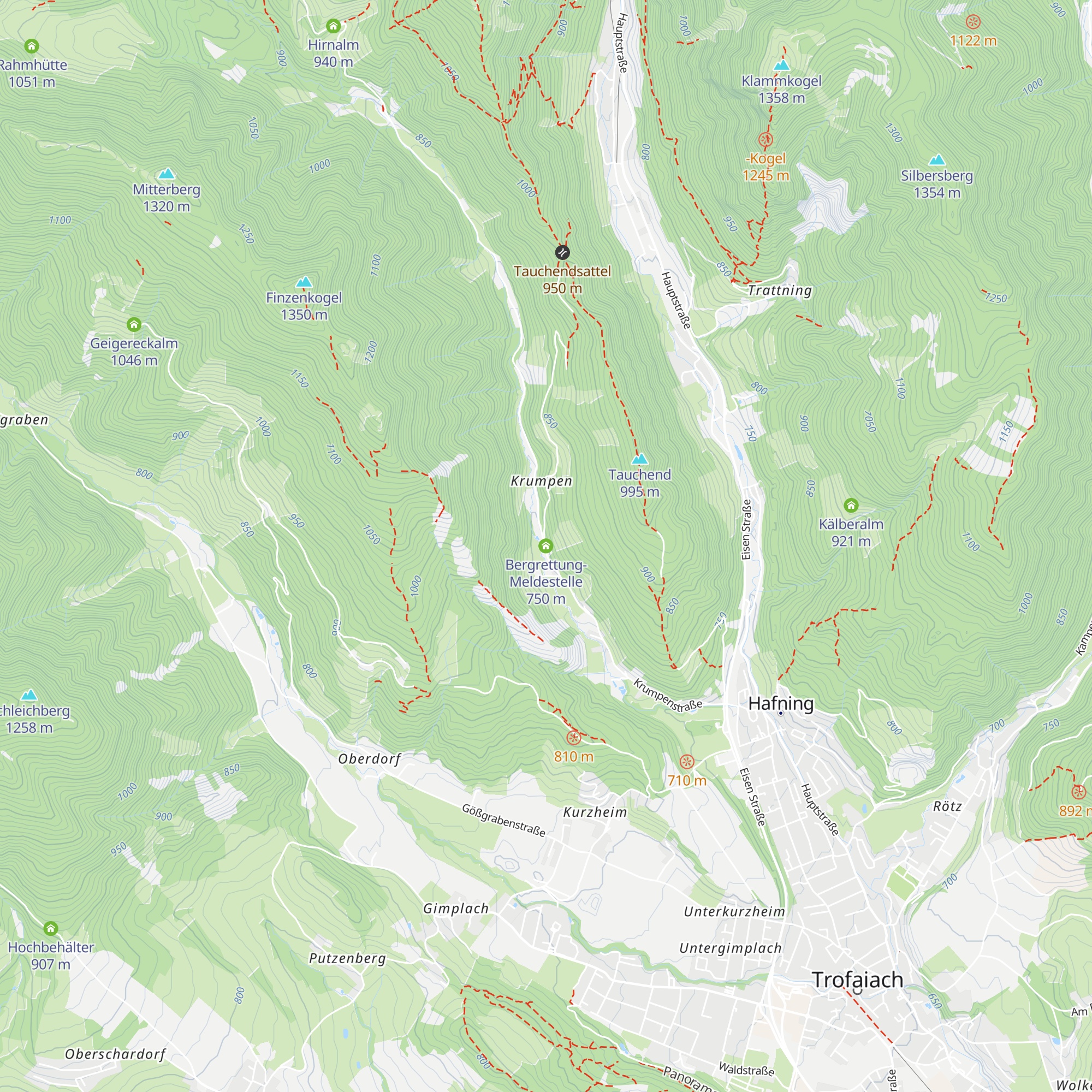 Bergrettung-Meldestelle map