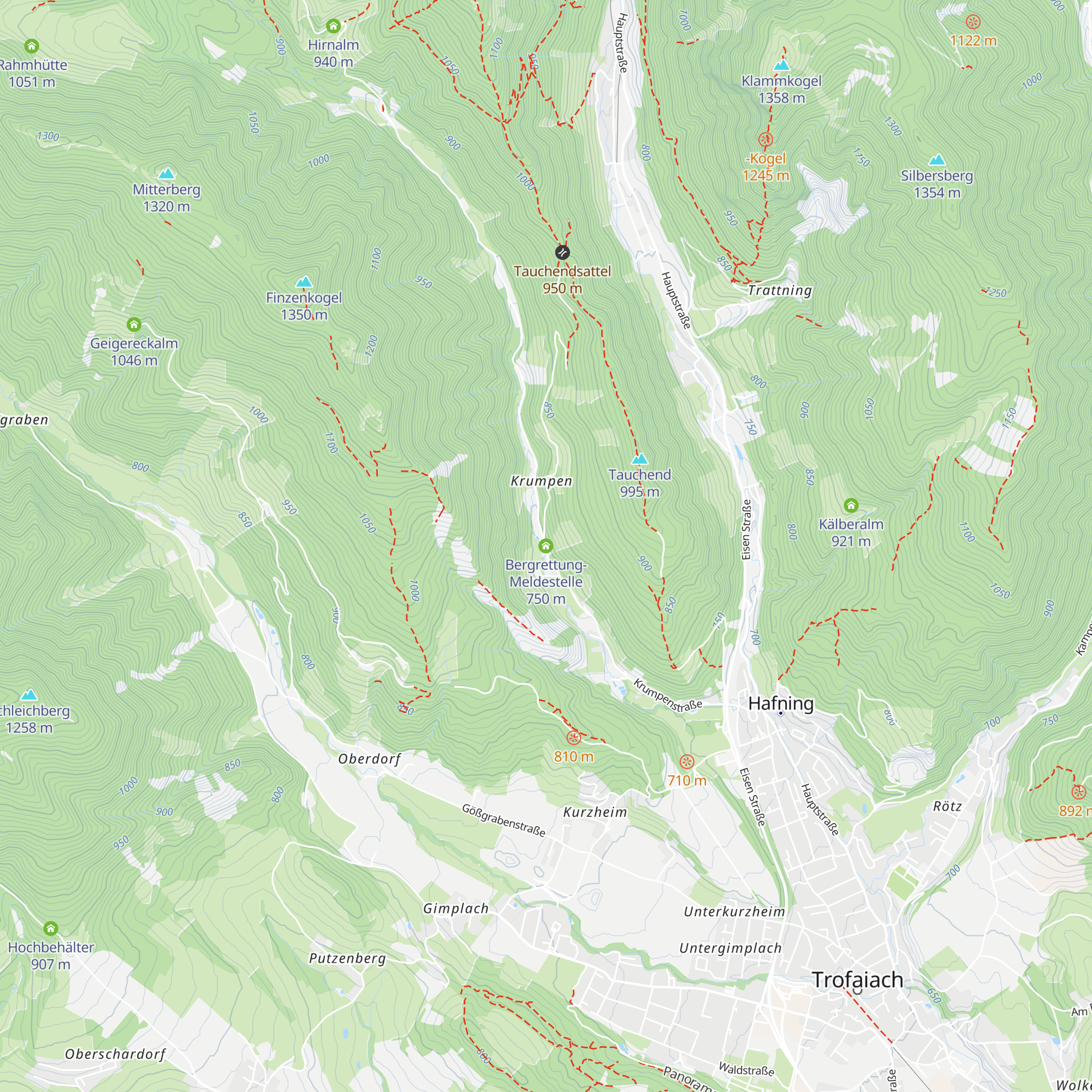 Bergrettung-Meldestelle map