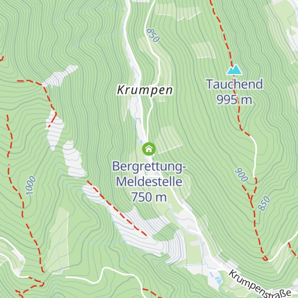 Map of Bergrettung-Meldestelle