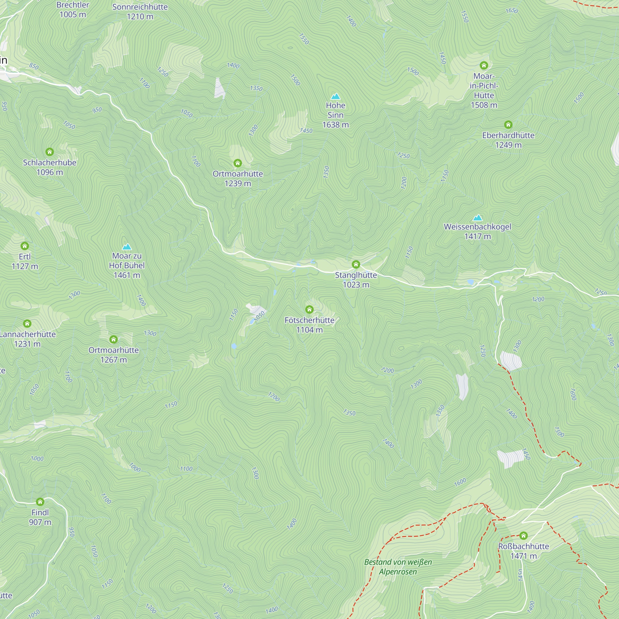Fötscherhütte map