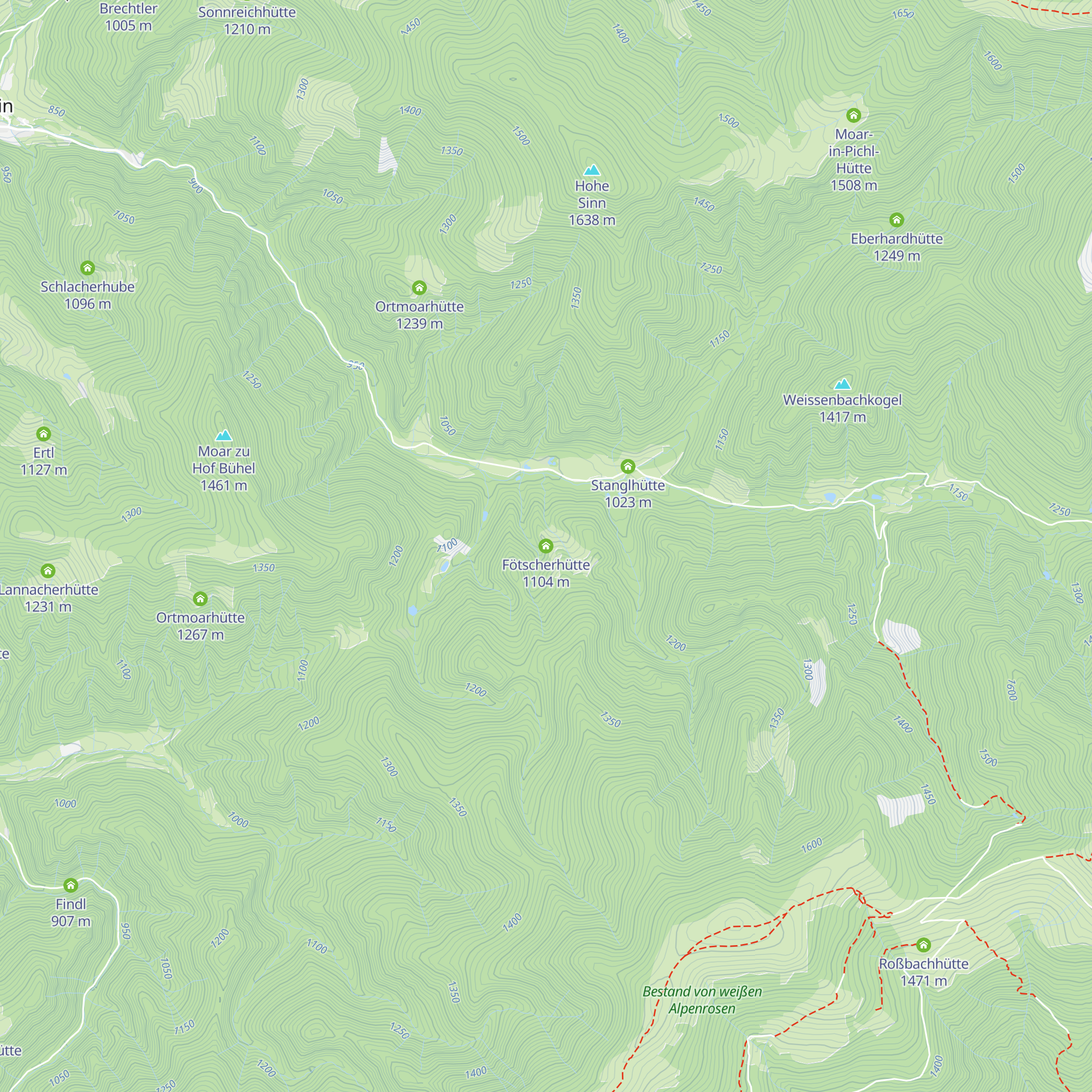 Fötscherhütte map