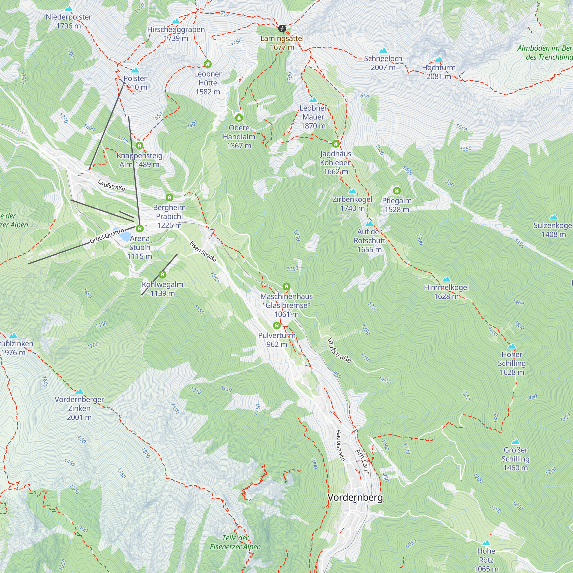 Maschinenhaus "Glaslbremse" map